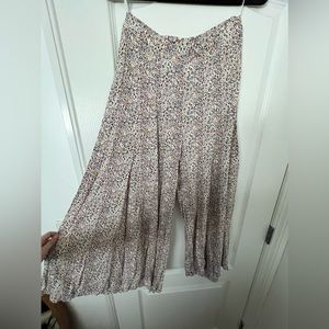 Petal & Pup Leopard Flowy Wide Leg pant